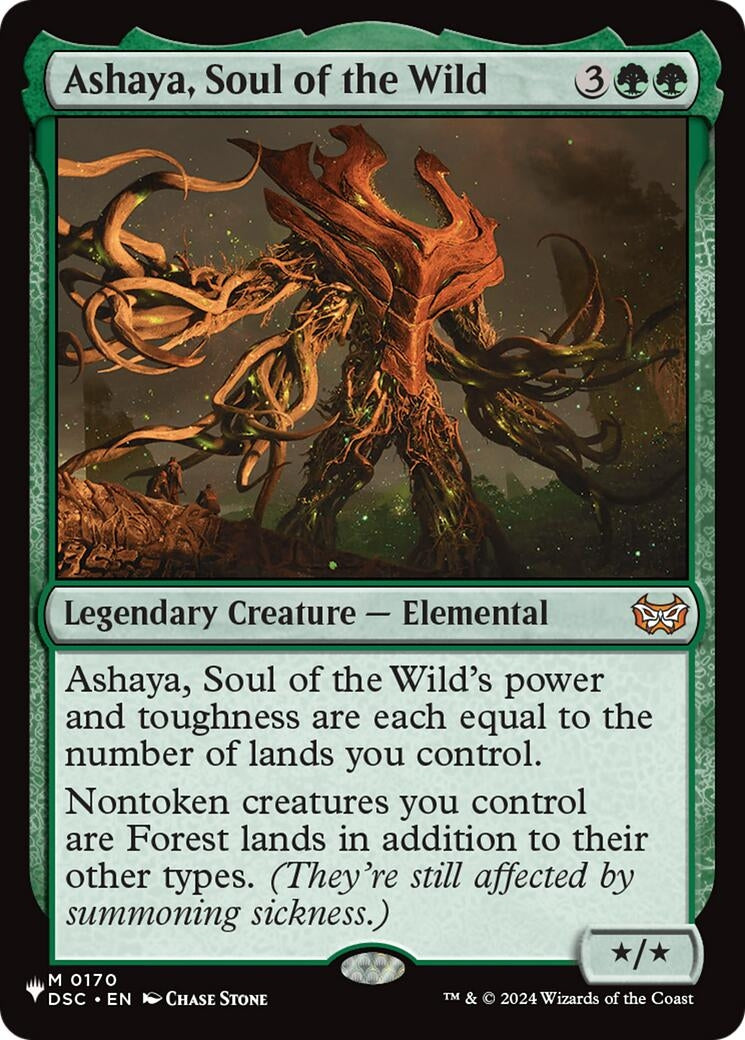 Image for Ashaya, Soul of the Wild (170) (LIST) - Magic: The Gathering