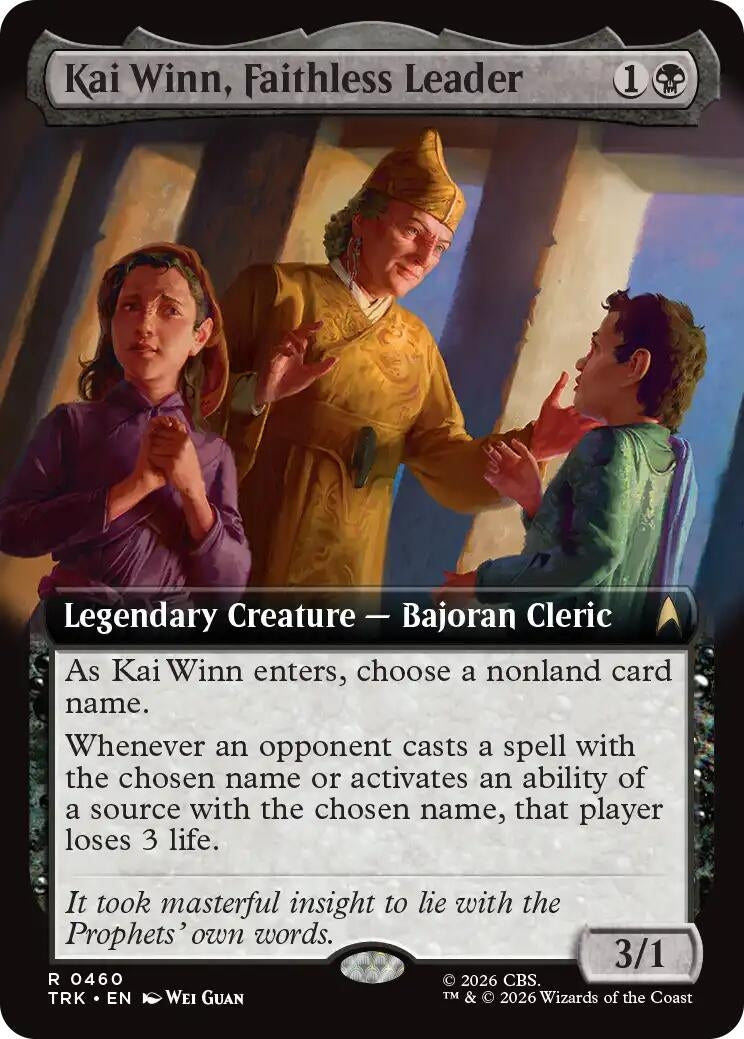 Image for Kai Winn, Faithless Leader (Extended Art) (460) (TRK) - Magic: The Gathering