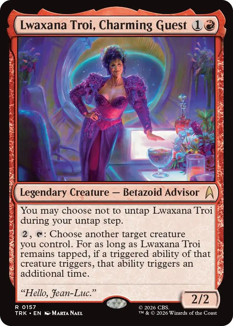 Image for Lwaxana Troi, Charming Guest (157) (TRK) - Magic: The Gathering