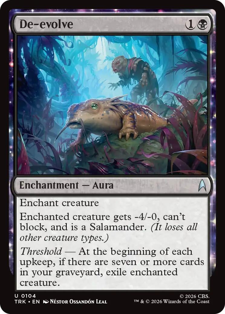 Image for De-evolve (104) (TRK) - Magic: The Gathering