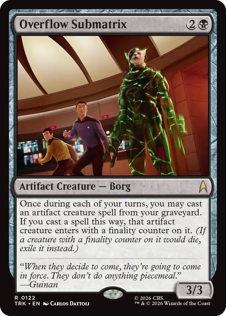 Image for Overflow Submatrix (122) (TRK) - Magic: The Gathering