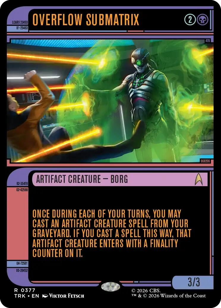 Image for Overflow Submatrix (Showcase) (377) (TRK) - Magic: The Gathering