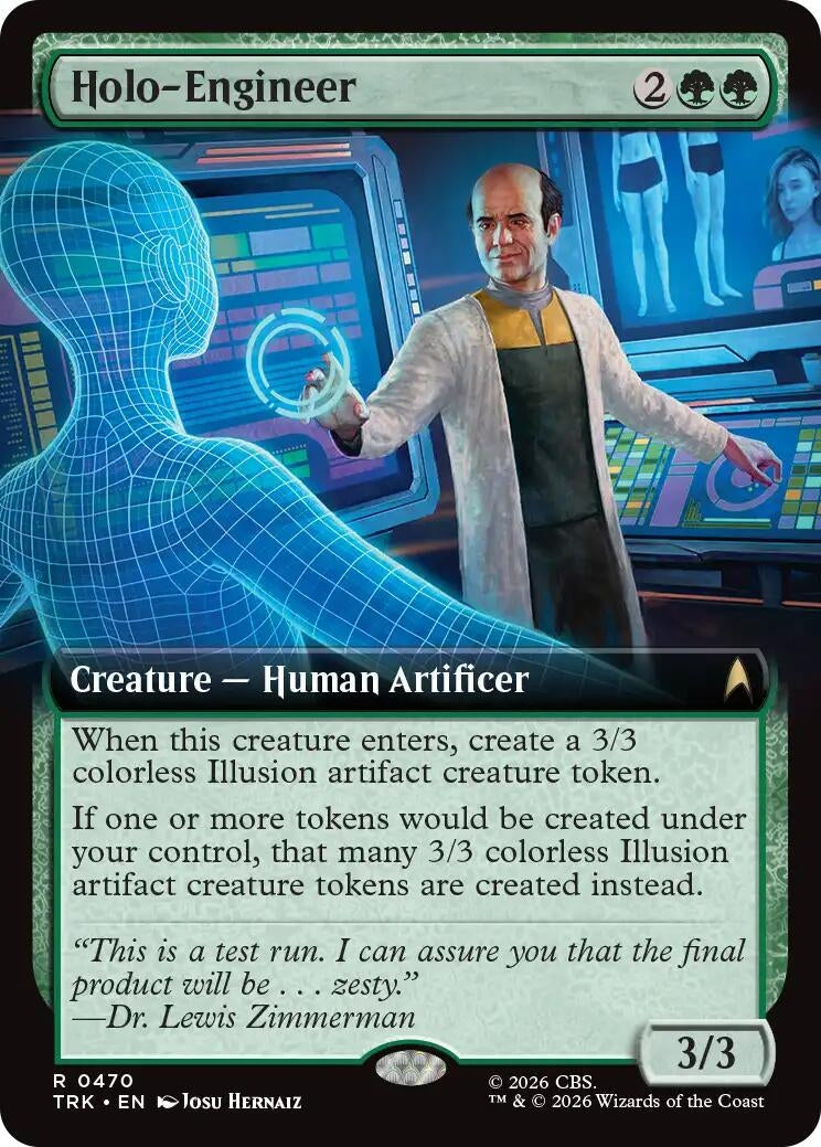 Image for Holo-Engineer (Extended Art) (470) (TRK) - Magic: The Gathering