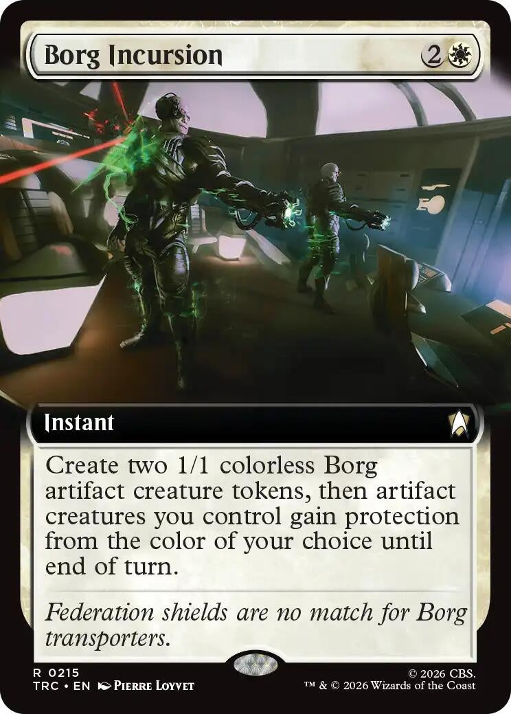 Image for Borg Incursion (Extended Art) (215) (TRC) - Magic: The Gathering
