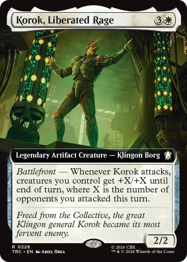 Image for Korok, Liberated Rage (Extended Art) (228) (TRC) - Magic: The Gathering
