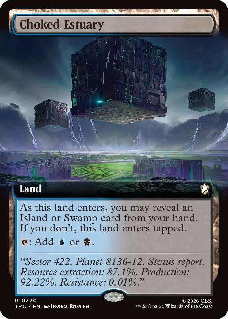 Image for Choked Estuary (Extended Art) (370) (TRC) - Magic: The Gathering