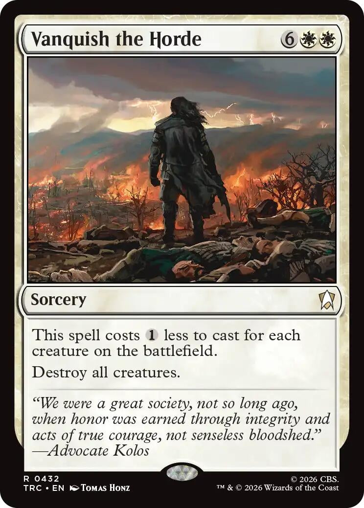 Image for Vanquish the Horde (Surge Foil) (TRC) - Magic: The Gathering