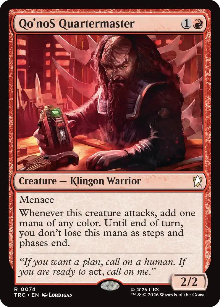 Image for Qo'noS Quartermaster (TRC) - Magic: The Gathering