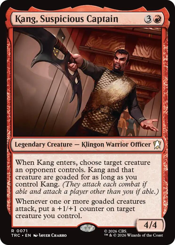 Image for Kang, Suspicious Captain (Surge Foil) (TRC) - Magic: The Gathering