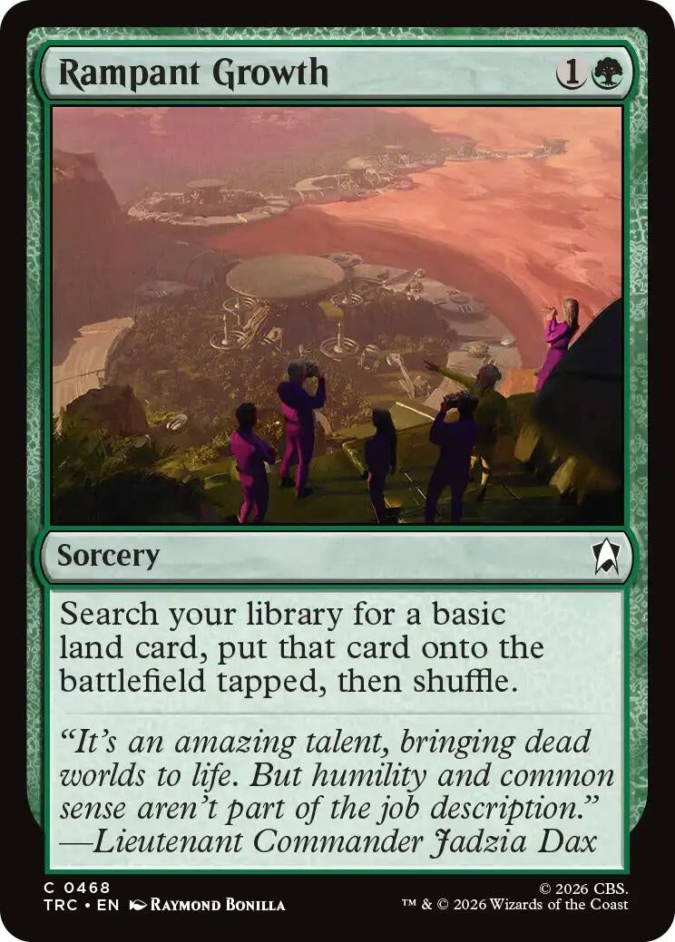 Image for Rampant Growth (Surge Foil) (468) (TRC) - Magic: The Gathering
