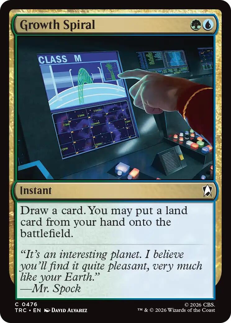 Image for Growth Spiral (476) (TRC) - Magic: The Gathering
