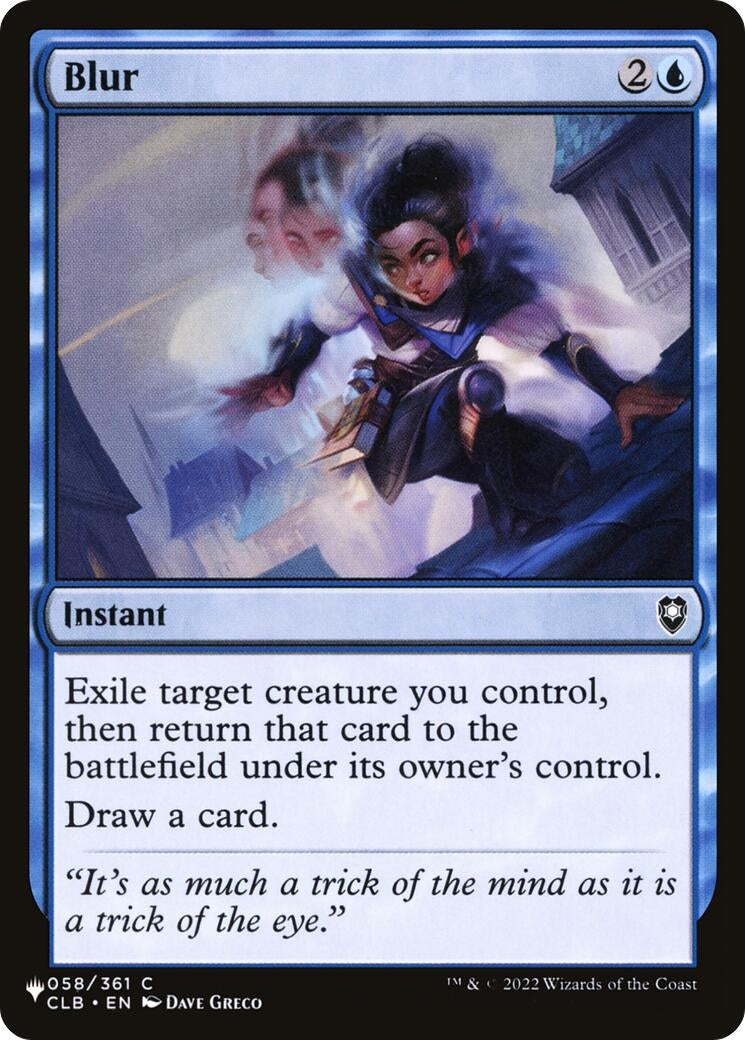 Image for Blur (LIST) - Magic: The Gathering