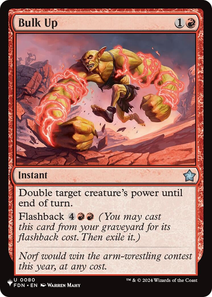 Image for Bulk Up (LIST) - Magic: The Gathering
