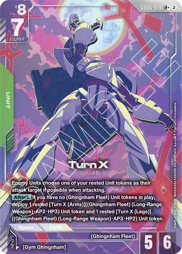 Image for Turn X (LR+) (GD06-019) (GD06) - Gundam Card Game