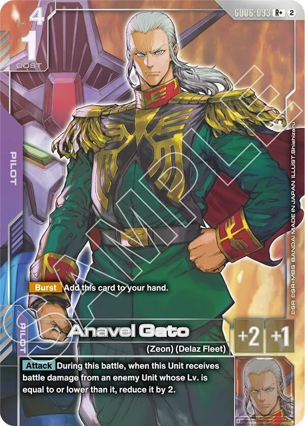 Image for Anavel Gato (R+) (GD06-093) (GD06) - Gundam Card Game