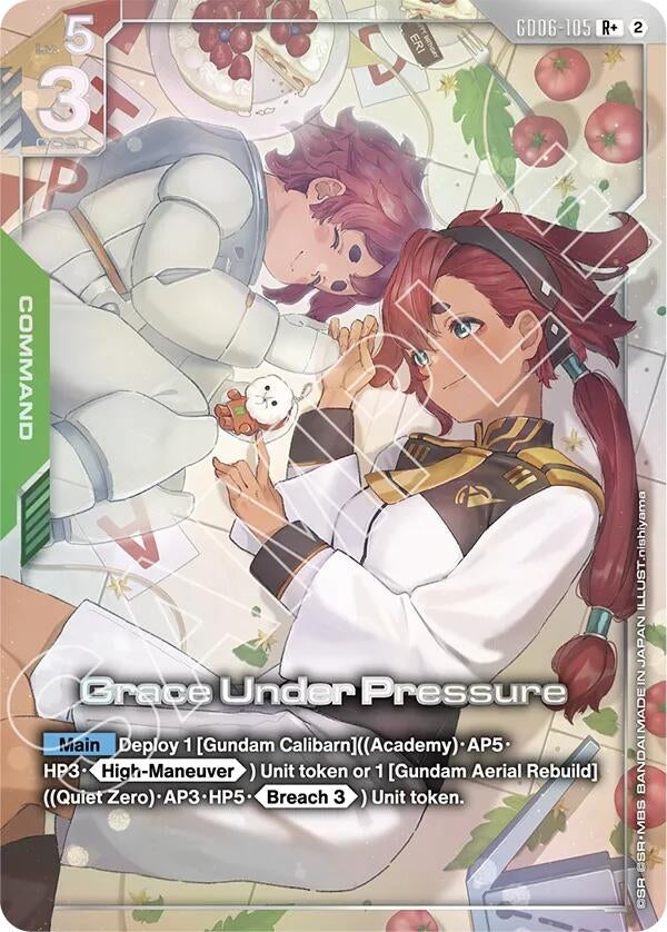 Image for Grace Under Pressure (R+) (GD06-105) (GD06) - Gundam Card Game