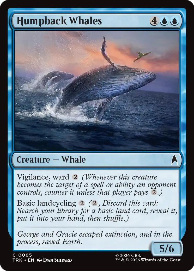 Image for Humpback Whales (TRK) - Magic: The Gathering