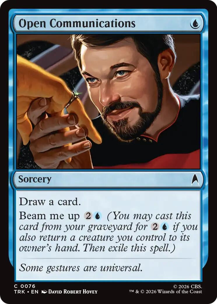 Image for Open Communications (TRK) - Magic: The Gathering