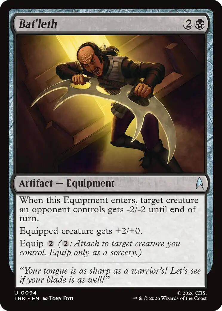 Image for Bat'leth (TRK) - Magic: The Gathering