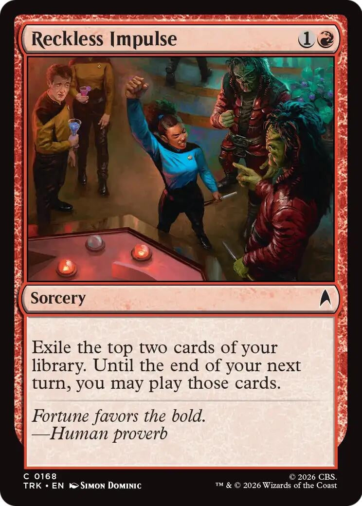 Image for Reckless Impulse (TRK) - Magic: The Gathering