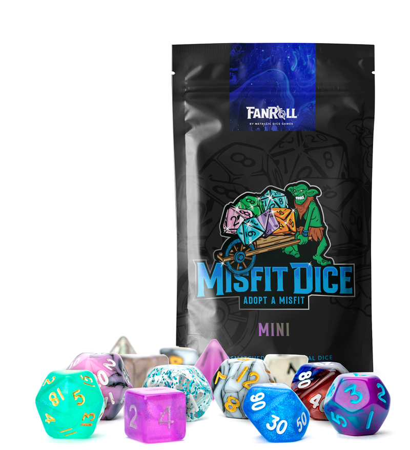 Mystery Misfit Mini Polyhedral Dice Set