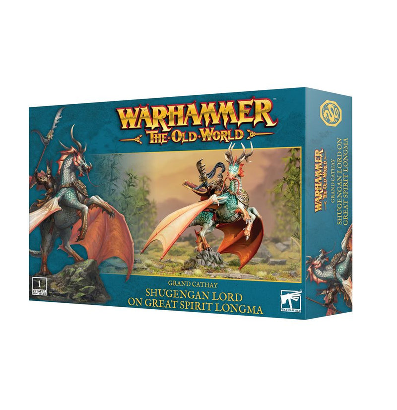 Warhammer The Old World: Grand Cathay Shugengan Lord on Great Spirit Longma
