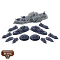 Dystopian Wars - Columbia - Battlefleet Set