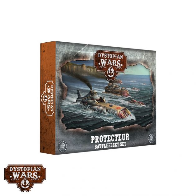 Dystopian Wars Protecteur Battlefleet Set
