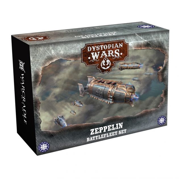 Dystopian Wars Zeppelin Battlefleet Set