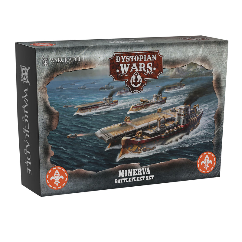 Dystopian Wars Minerva Battlefleet Set