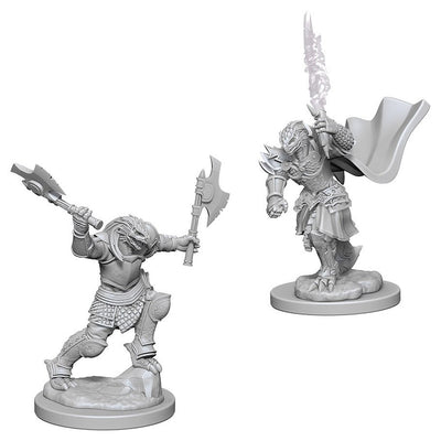 WizKids Nolzur's Marvelous Miniatures: Unpainted Miniatures: Dragonborn Female Fighter