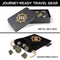 ENHANCE Ancient Bronze Polyhedral Dice Set (7)