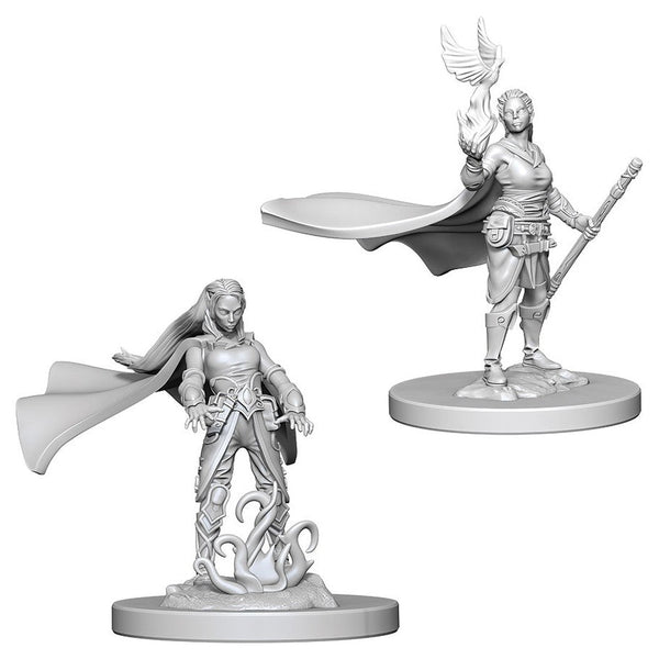 WizKids Nolzur's Marvelous Miniatures: Unpainted Miniatures: Elf Female Druid