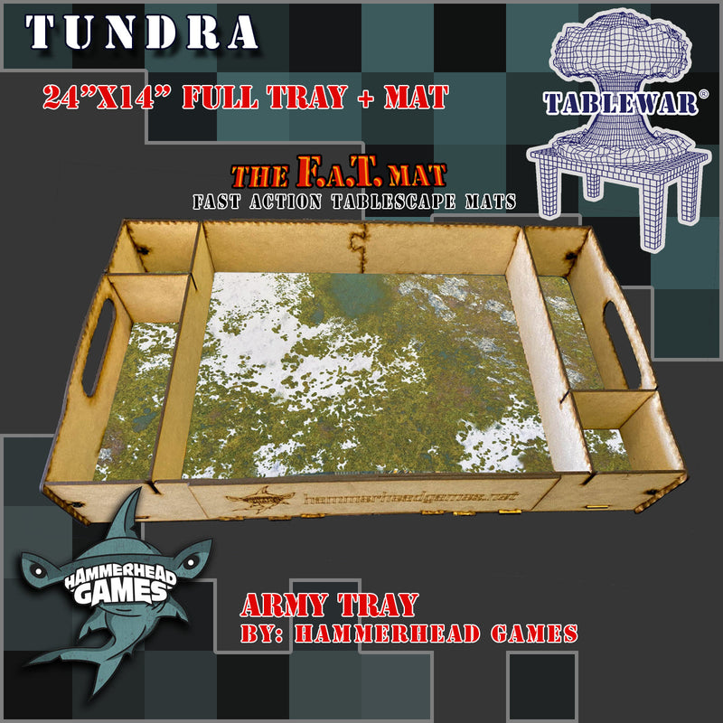 FAT Mat Full Army Tray 24X14 Tundra