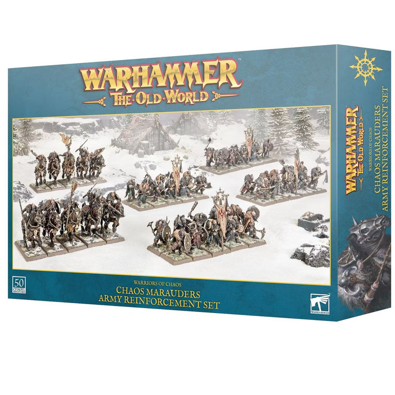 Warhammer The Old World: Warriors of chaos Choas Marauders Army Reinforcement Set