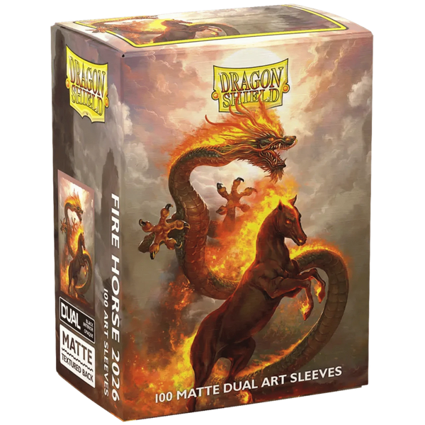 Dragon Shield Dual Matte Art Sleeves: 2026 Year of the Fire Horse
