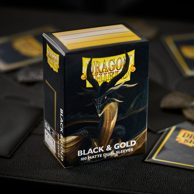Dragon Shield Dual Matte Black & Gold