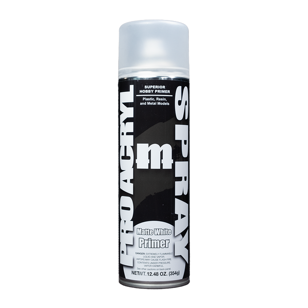 Pro Acryl: Matte White Primer Spray