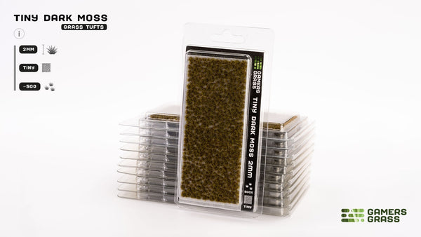 Tiny Tufts Dark Moss - Tiny (2mm)