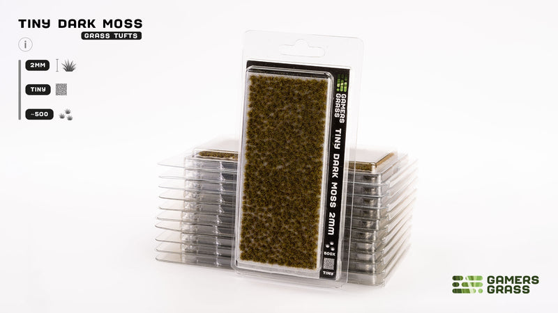 Tiny Tufts Dark Moss - Tiny (2mm)