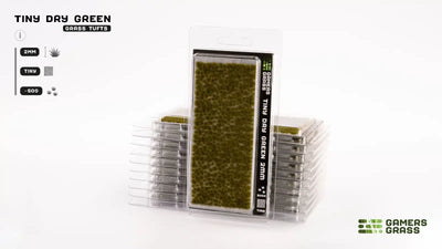 Tiny Tufts Dry Green - Tiny (2mm)