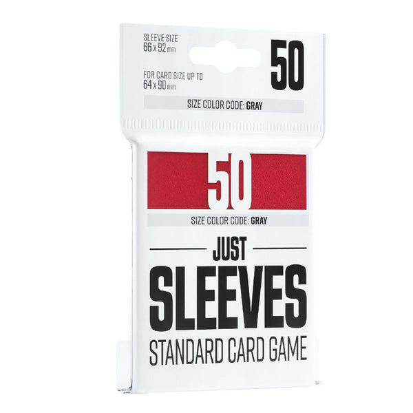 Just Sleeves Red 50 count