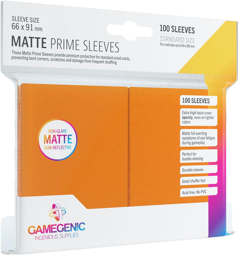 Gamegenic Matte Sleeves Standard Orange