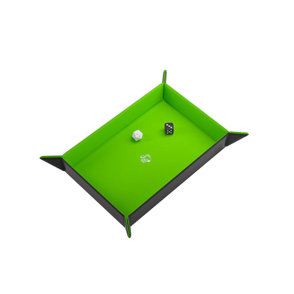 Gamegenics Dice Tray: Rectangular: Green