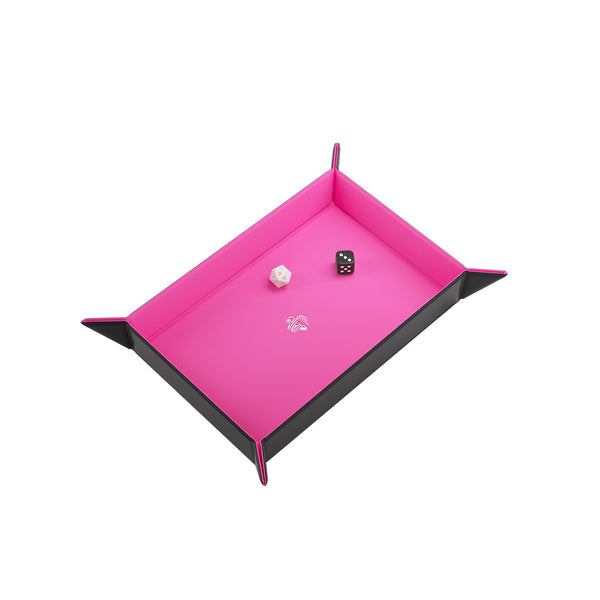 Gamegenics Dice Tray: Rectangular: Pink