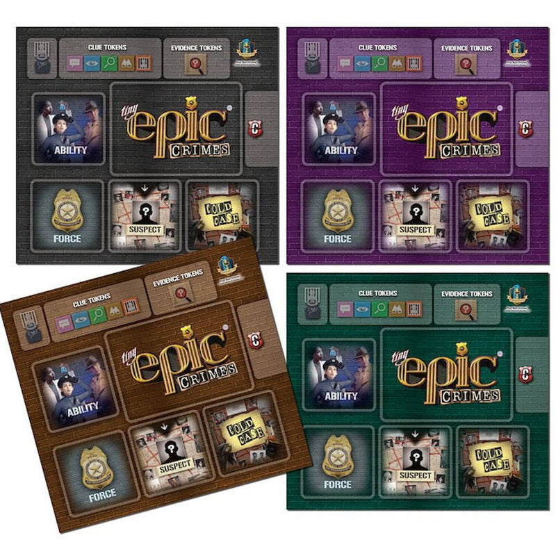 Tiny Epic Crimes: Detective Mats (4)