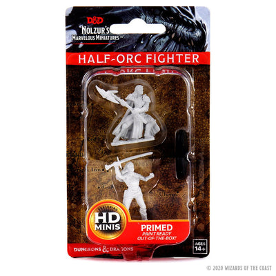 Dungeons & Dragons Nolzur`s Marvelous Unpainted Miniatures: W7 Half-Orc Female Fighter