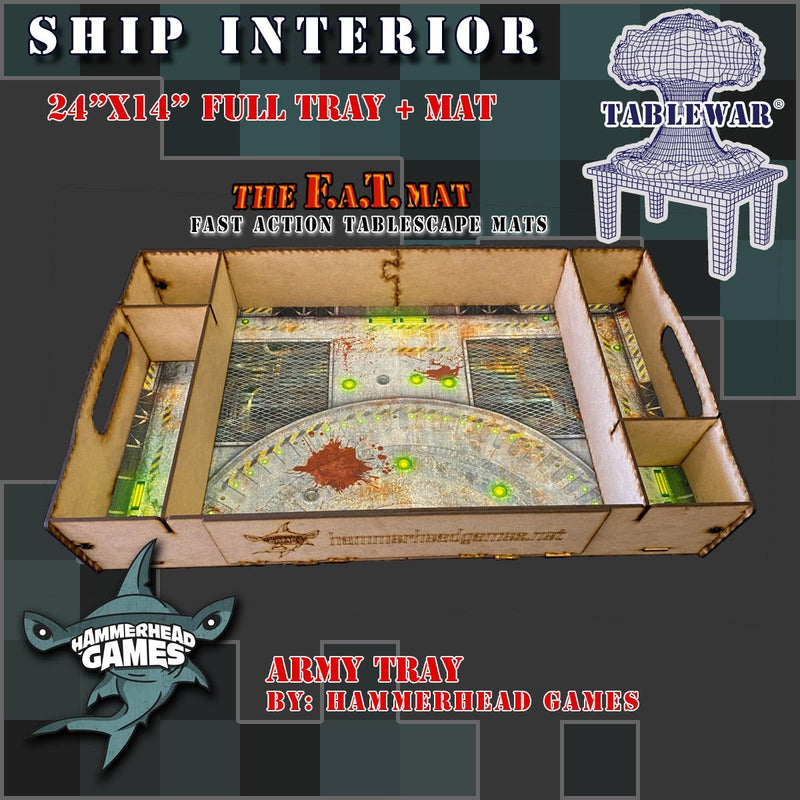FAT Mat Full Army Tray 24X14 Ship Interior