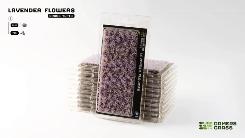 Gamers Grass Tufts: Flowers- Lavender Flowers