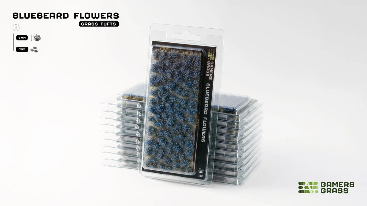 Gamers Grass Tufts: Flowers- Bluebeard Flowers